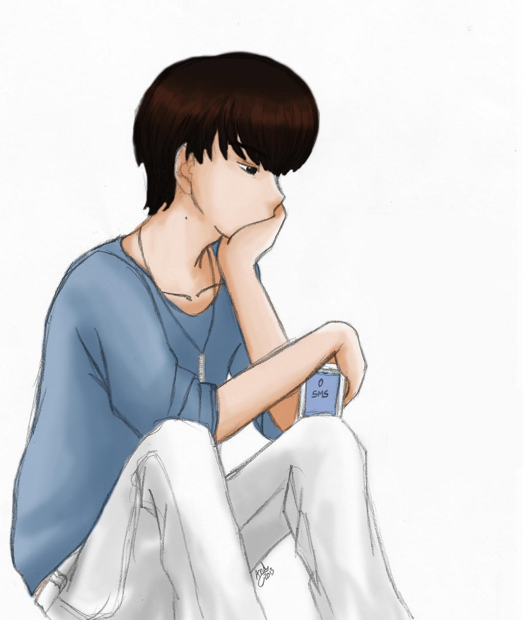 .: Sehun is sad :. by OhAnika