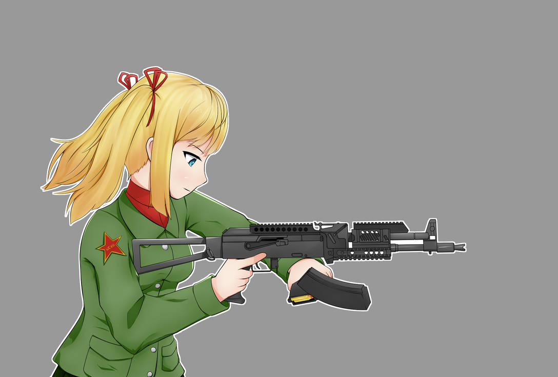 Аниме с калашом