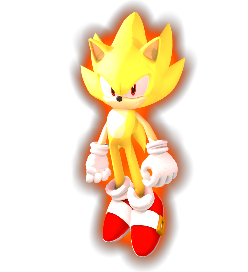 Super sonic [extra detail, Sonic X] by ChaseTheSaiyanhog on DeviantArt