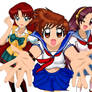 Yuki,Kisarah and Athena