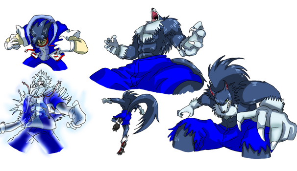 Animated] Wulfric 'Sonic' Style Sprite by SvinnValdyr -- Fur