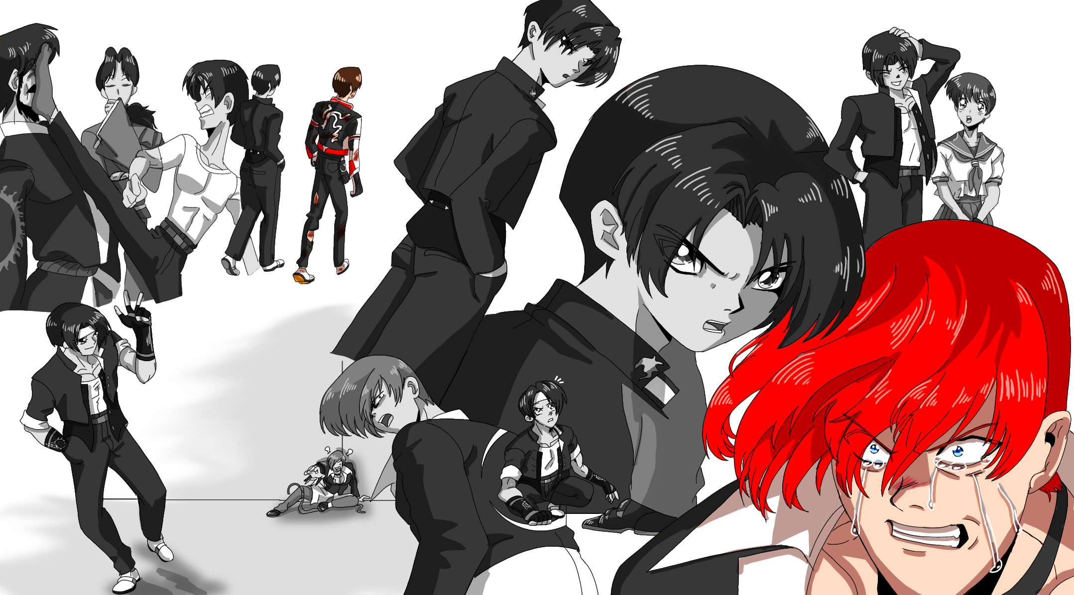 Iori Yagami - KOF'97 Over Legend by Zeref-ftx on DeviantArt