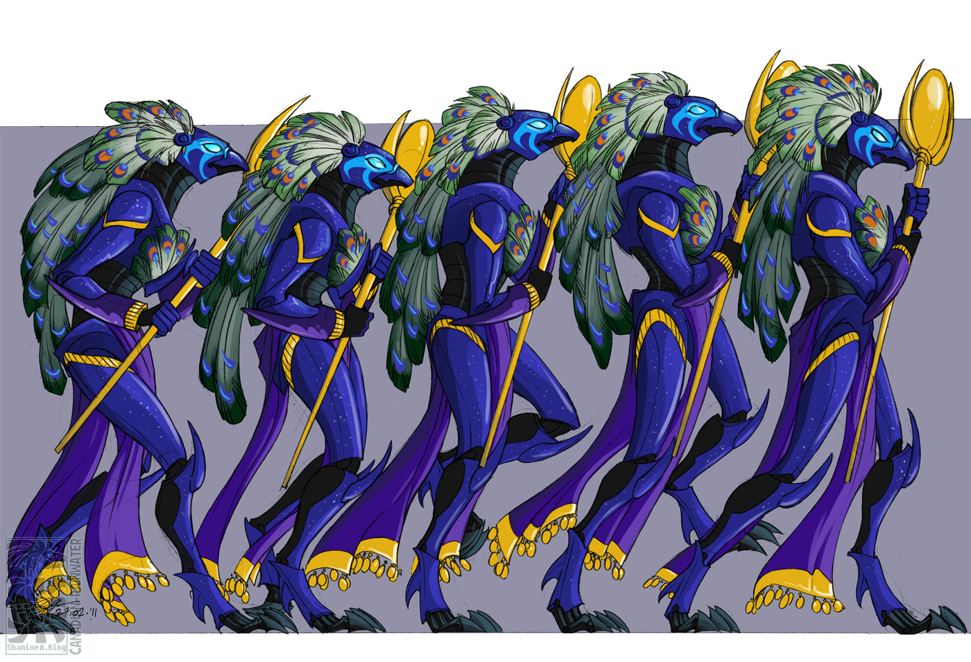 Walking Sequence - Horus Guards