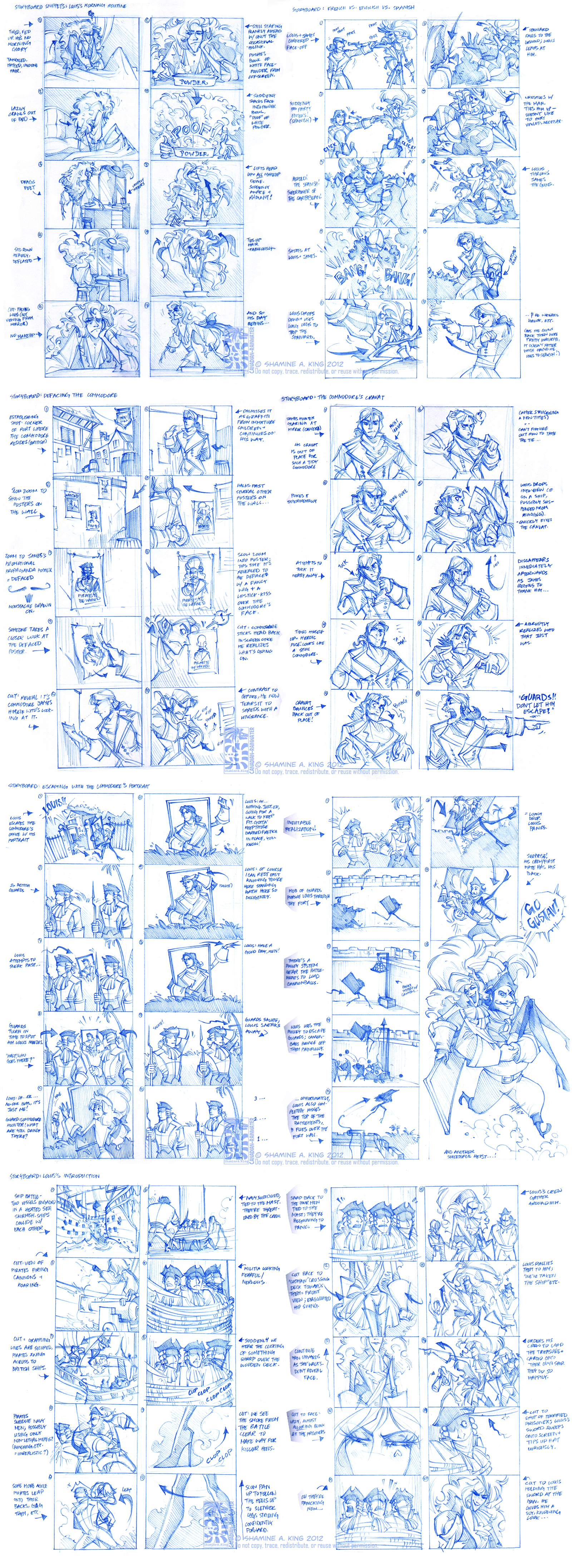 Collection of Storyboards