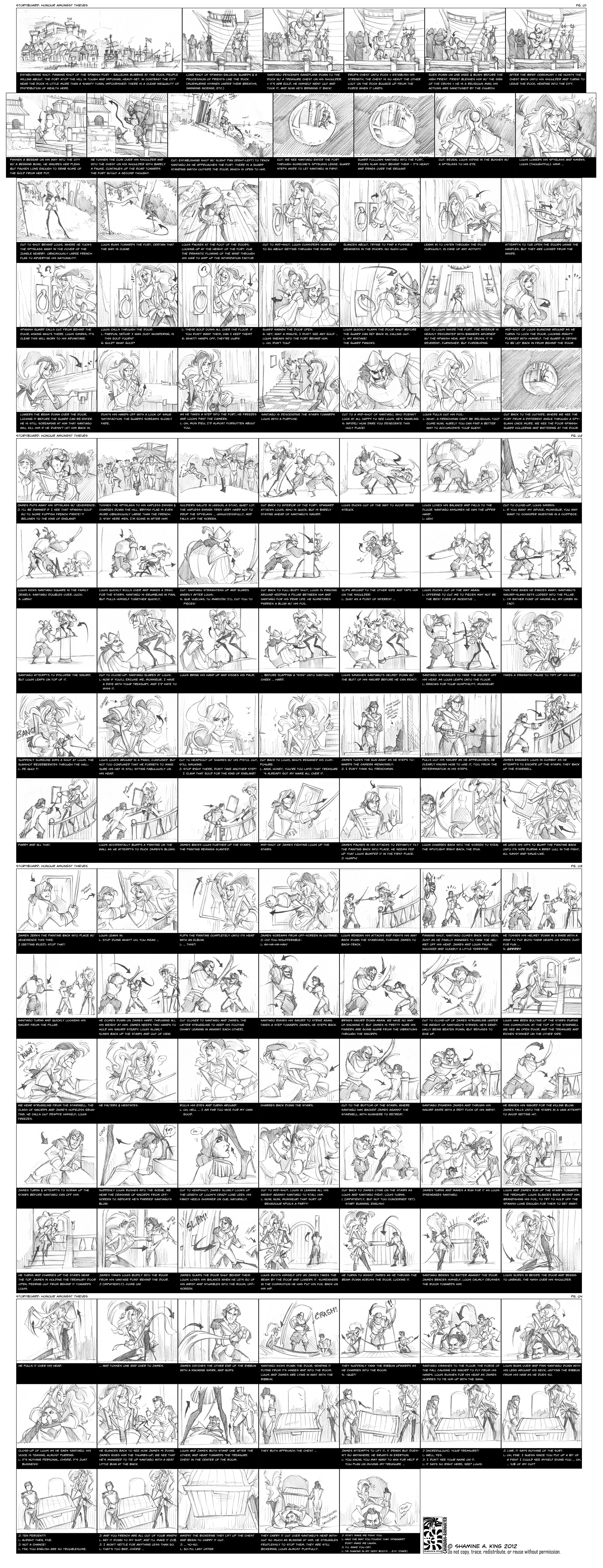 Storyboard: Honour Amongst Thieves v.02