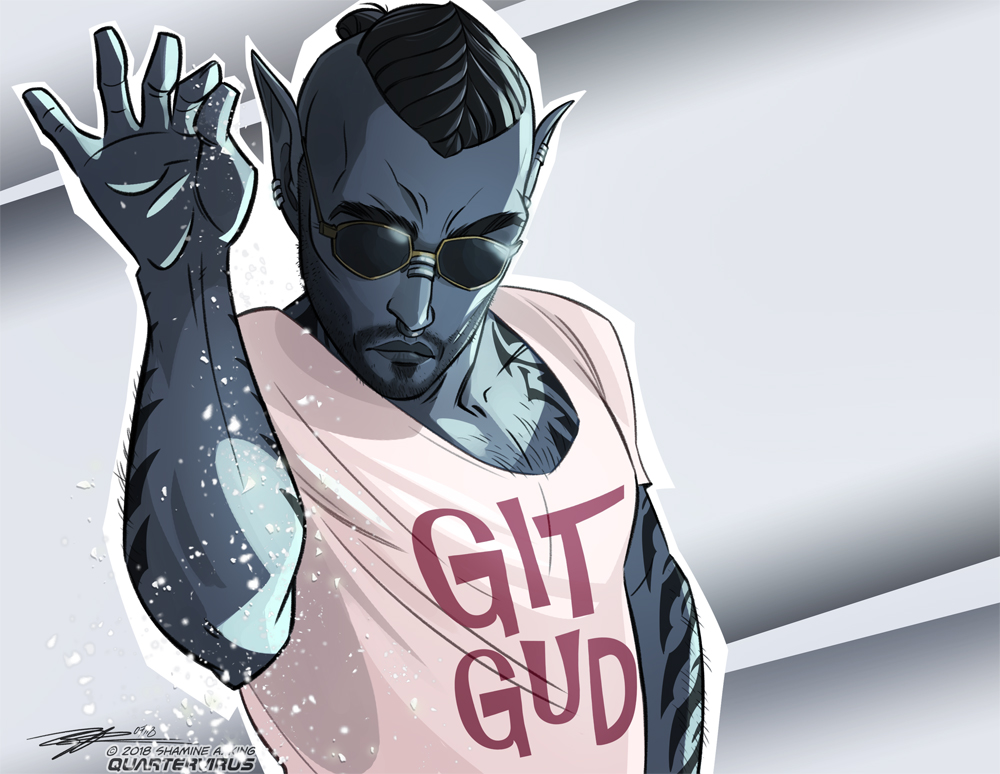The Saltiest Dunmer by Quarter-Virus