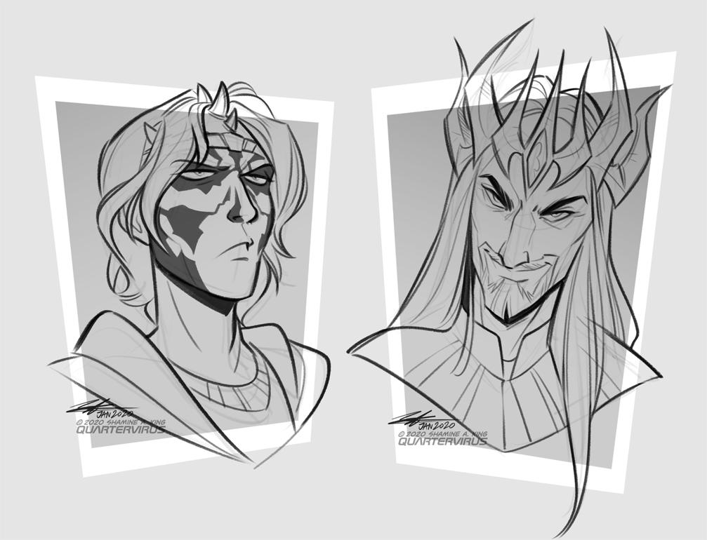 Bushfire Charity Sketches - Portraits #4 by quartervirus-archive on ...
