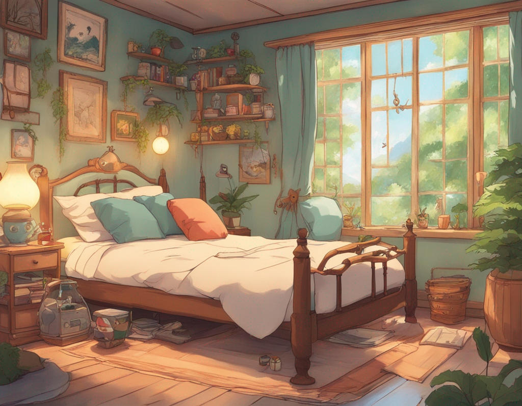 Studio Ghibli Bedroom