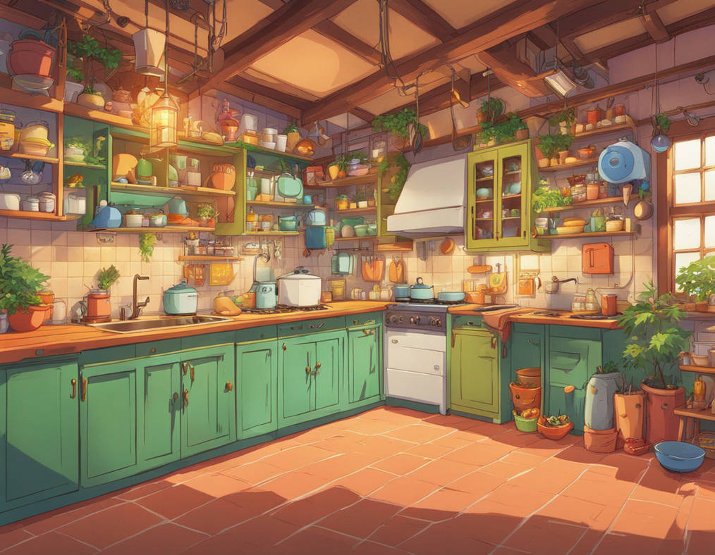 Studio Ghibli Kitchen by studioghiblicore on DeviantArt