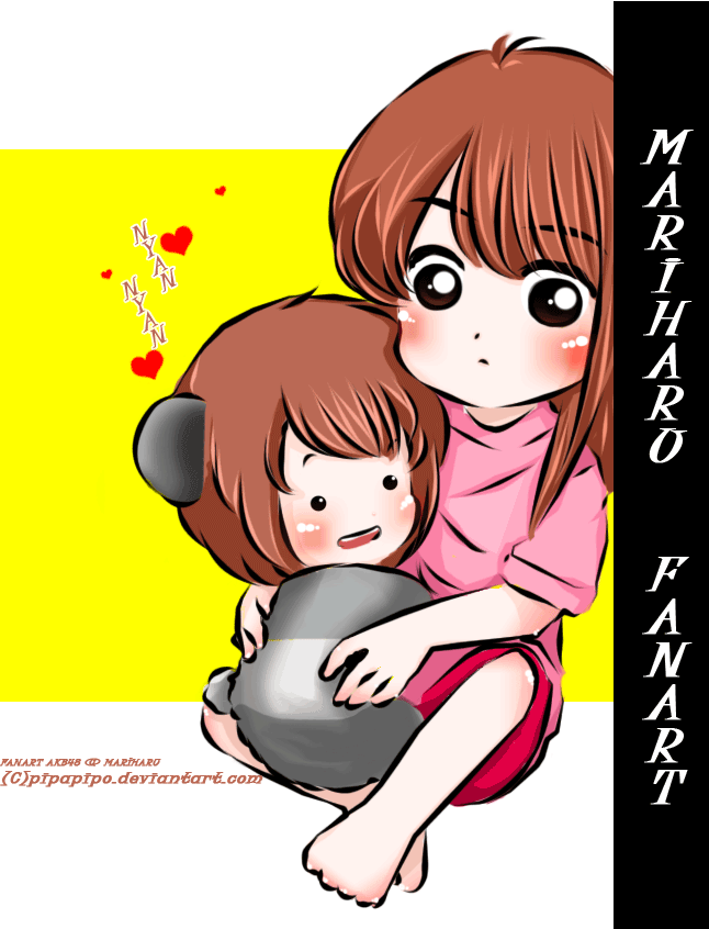 Fanart Akb48_Mariharu_ChibiPanda