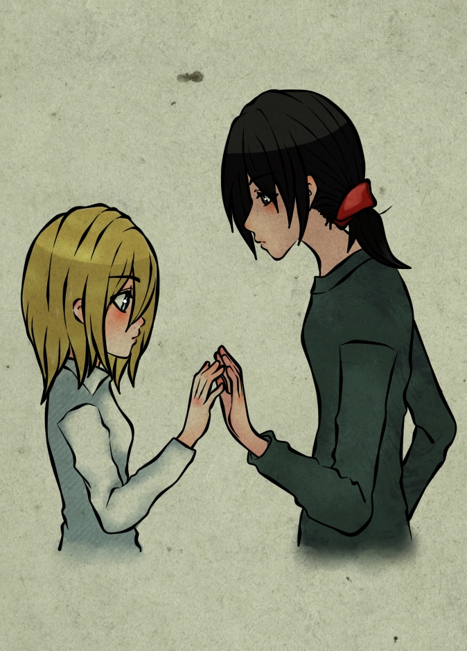 Snk Fanart Krista and Ymir