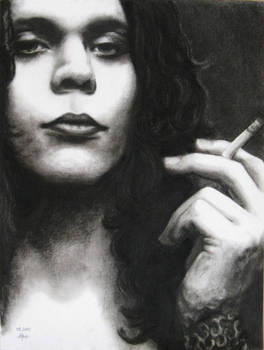 Ville with cigarette