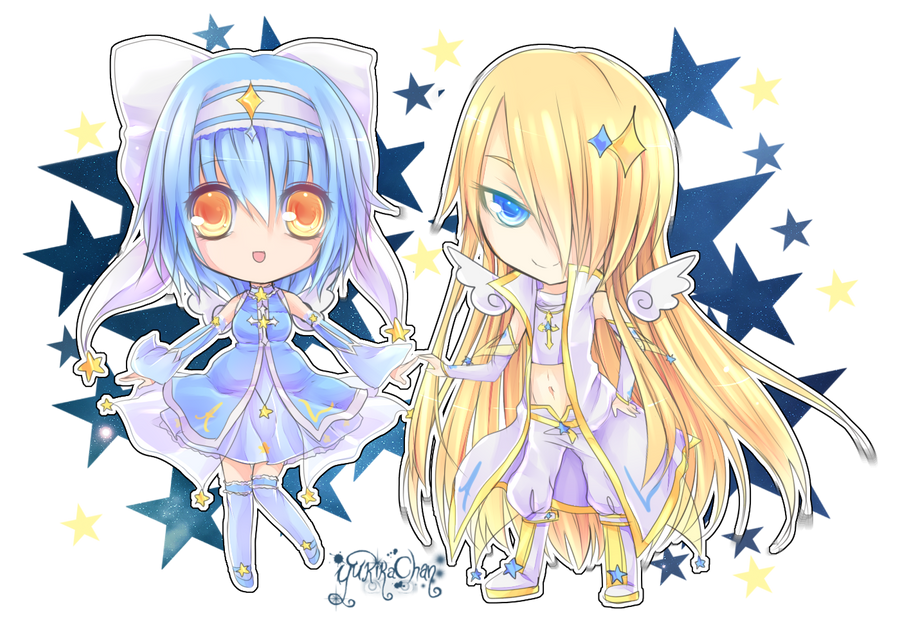 Chibi Star Rounded Commission: Chibi stars by KarameruYukika on DeviantArt