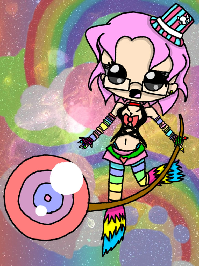 Pretty rave girl by hallieisexposed on DeviantArt