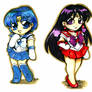 Sailor Mercury Mars Chibi CO