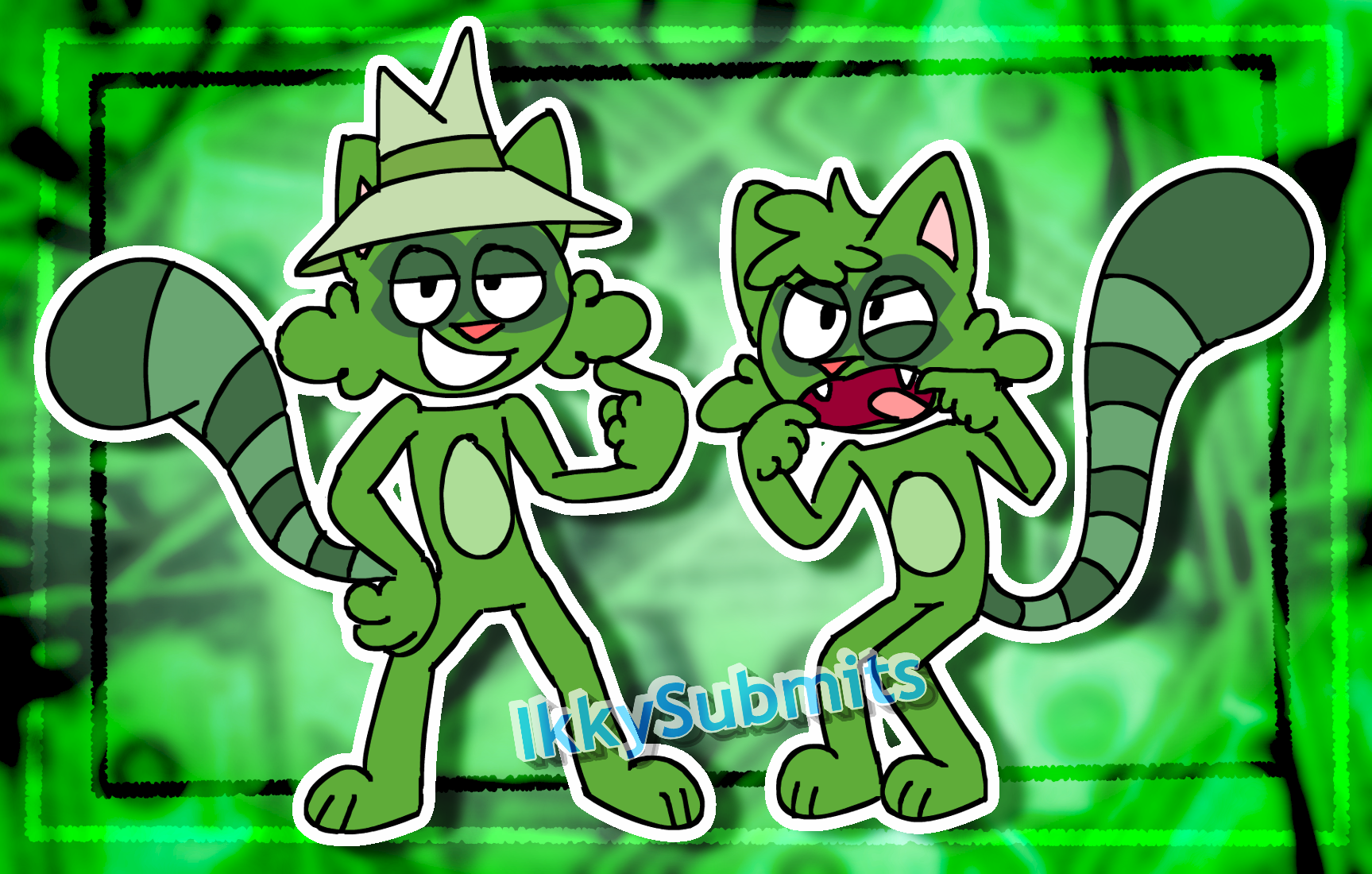 Pulled Raccoon Stealing Raccoons by IkkySubmitsArchive on DeviantArt