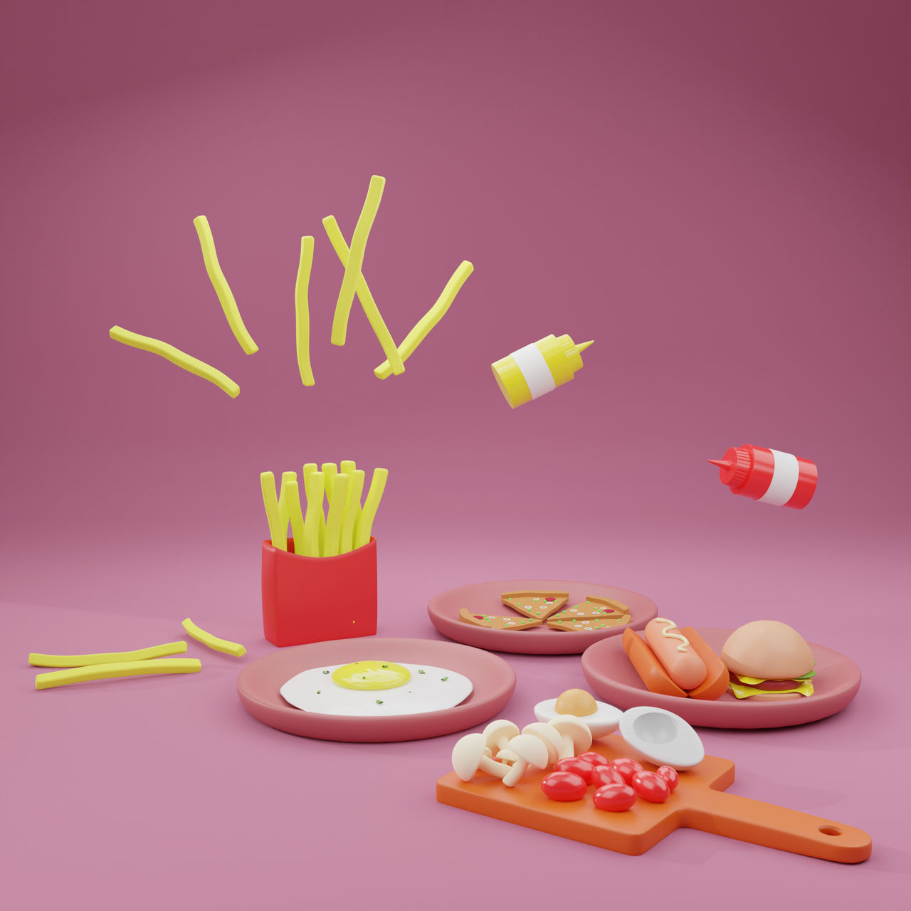 Low poly object 3D by TunneHo on DeviantArt