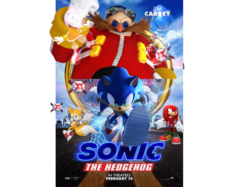Sonic movie poster MODERN Edition by Sonic567Tails on DeviantArt