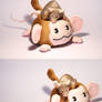 mouse on the monkey o: