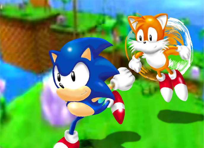 Old School Sonic by Flama-foxangel on DeviantArt