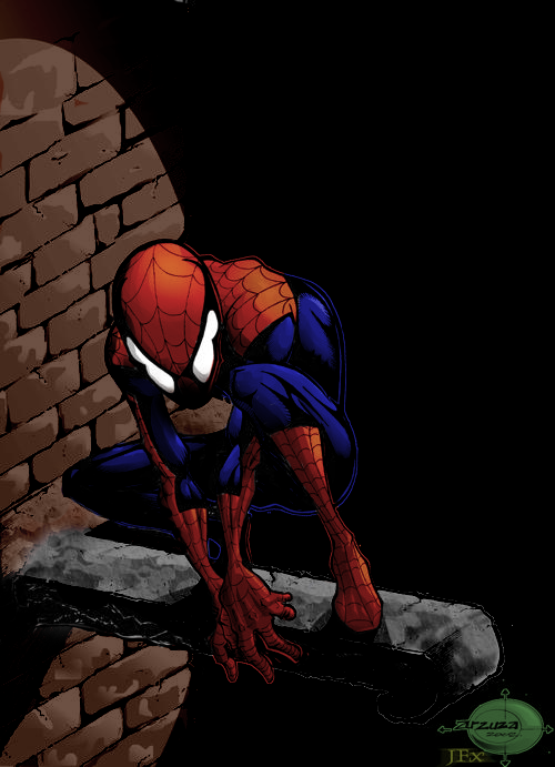 Spiderman colored