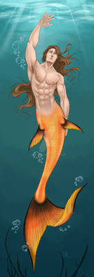 Merman Swimming