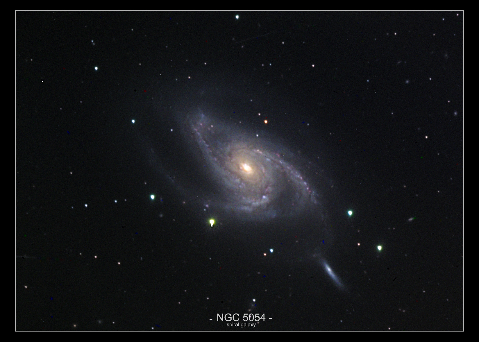 NGC 5054 Spiral Galaxy
