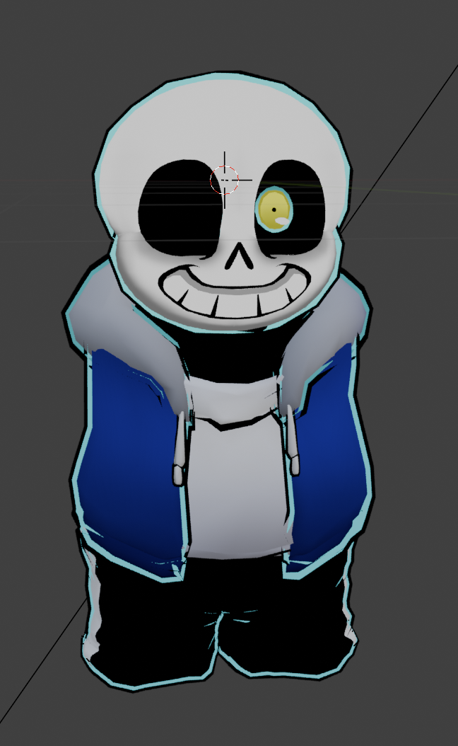 Uekawa Sonic styled sans model by sharsicl on DeviantArt