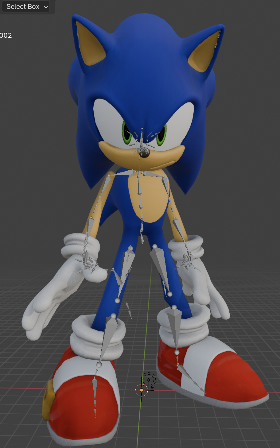 sonic model on fortnite rig by sharsicl on DeviantArt