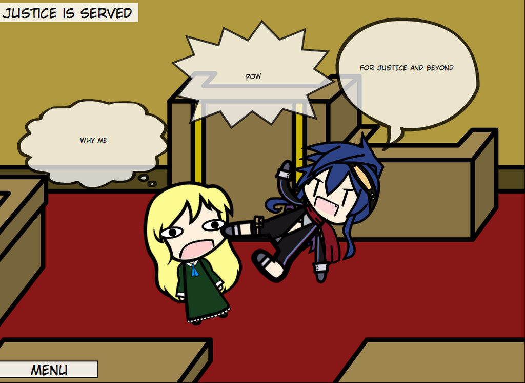Justice Is Served by pinkheartwolf123 on DeviantArt