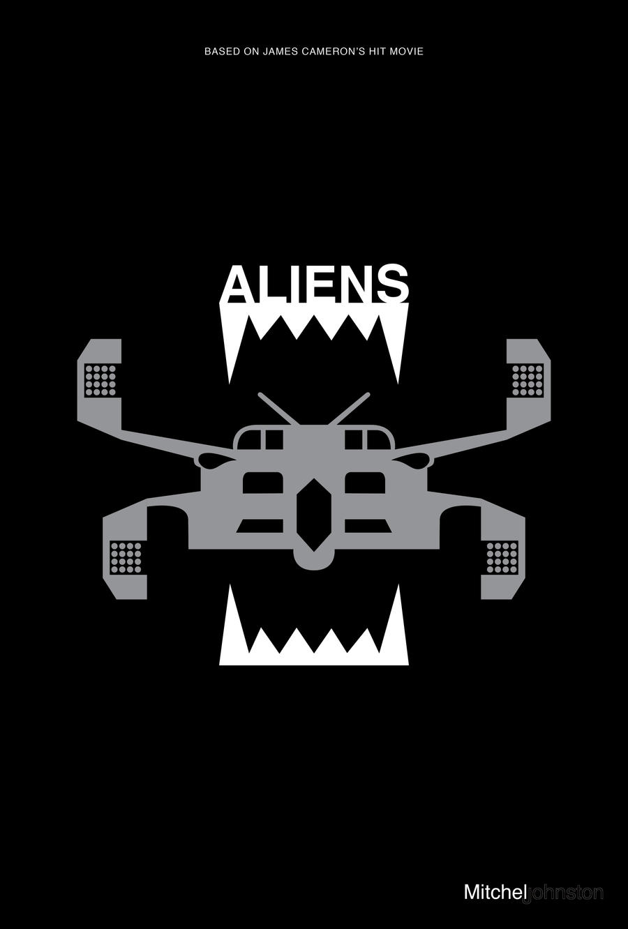 Aliens Minimalist Poster