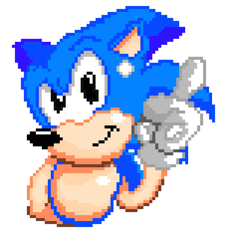 Pixel Joint Forum: Sonic 1 Title separate BG sprites?