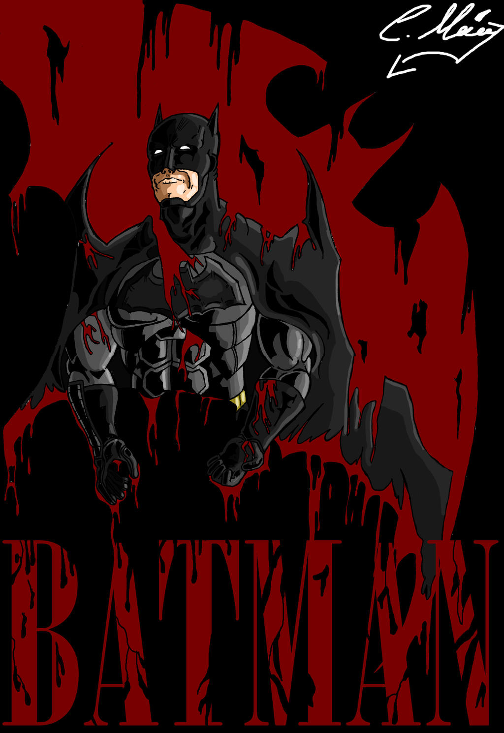 Bloody Batman by Frank-n-Groove on DeviantArt