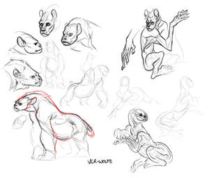 monster sketches