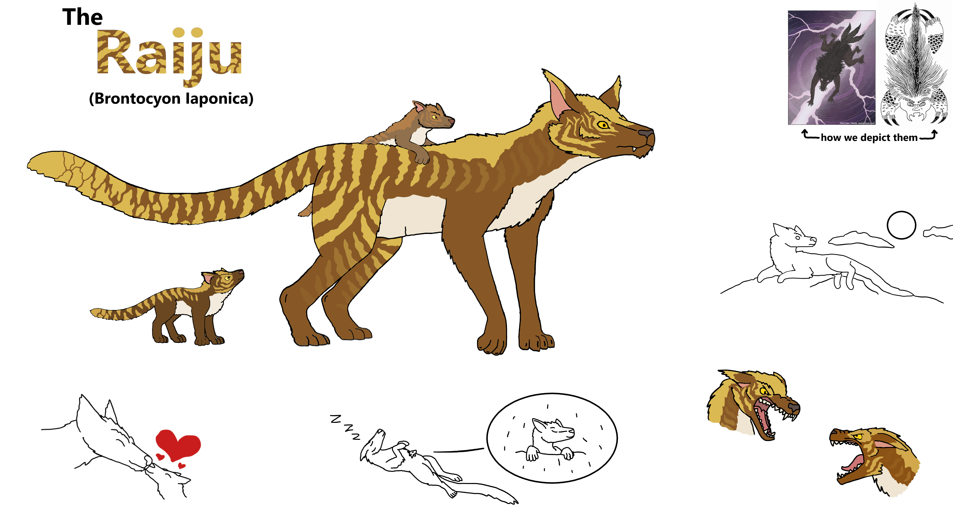 Raiju Rabbit Speculative Yokai: The Raiju by Dino1998 on DeviantArt