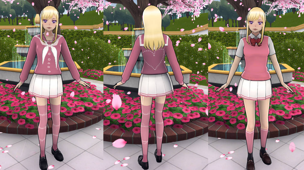 Yandere Simulator Pink School Uniform By Laraskedy On DeviantArt yandere-simulator-pink-school-uniform-by-laraskedy-on-deviantart