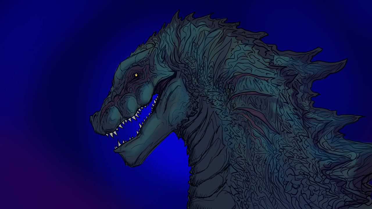 Godzilla The Ride Deviantart Godzilla by Bluefuryarts on DeviantArt