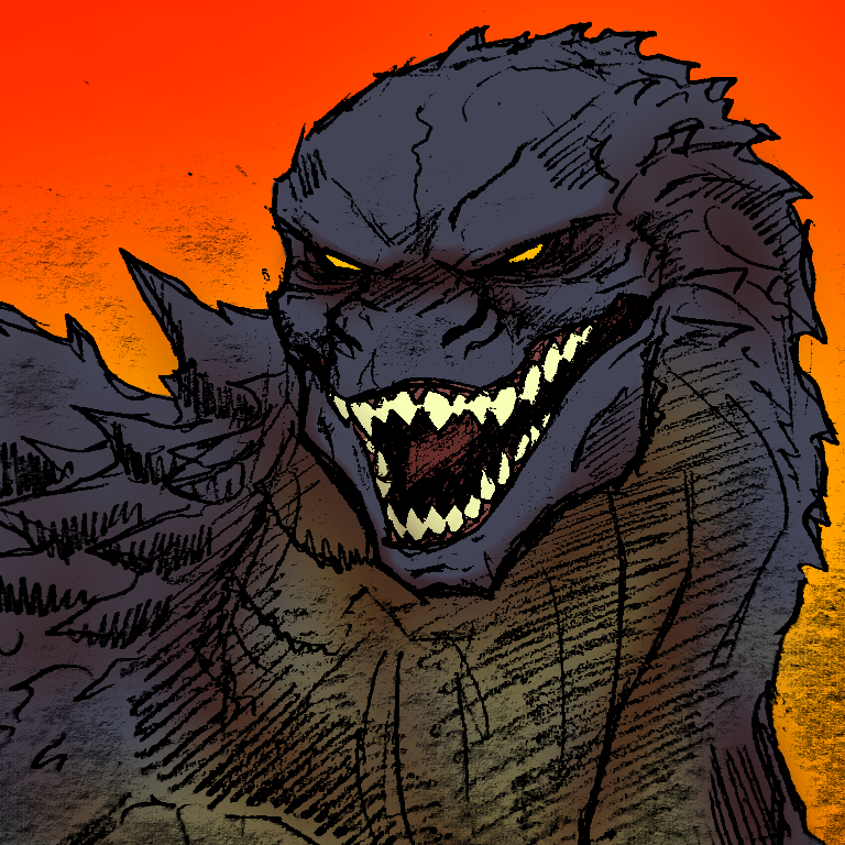 Colorful Godzilla Godzilla (Colorized) by Bluefuryarts on DeviantArt