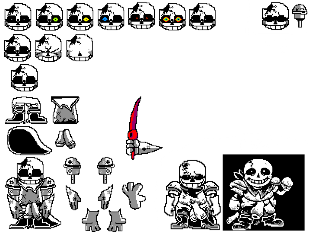 Dusttrust (kassam era) sans phase 1 sprite sheet by pan6483 on DeviantArt