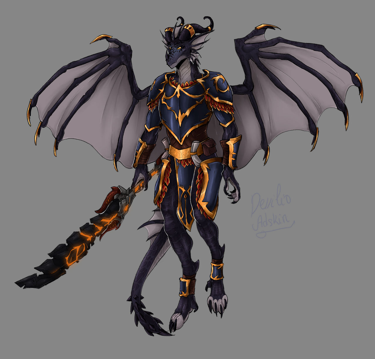 Dracthyr by DevilioAdskin on DeviantArt