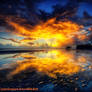 As the sun goes down