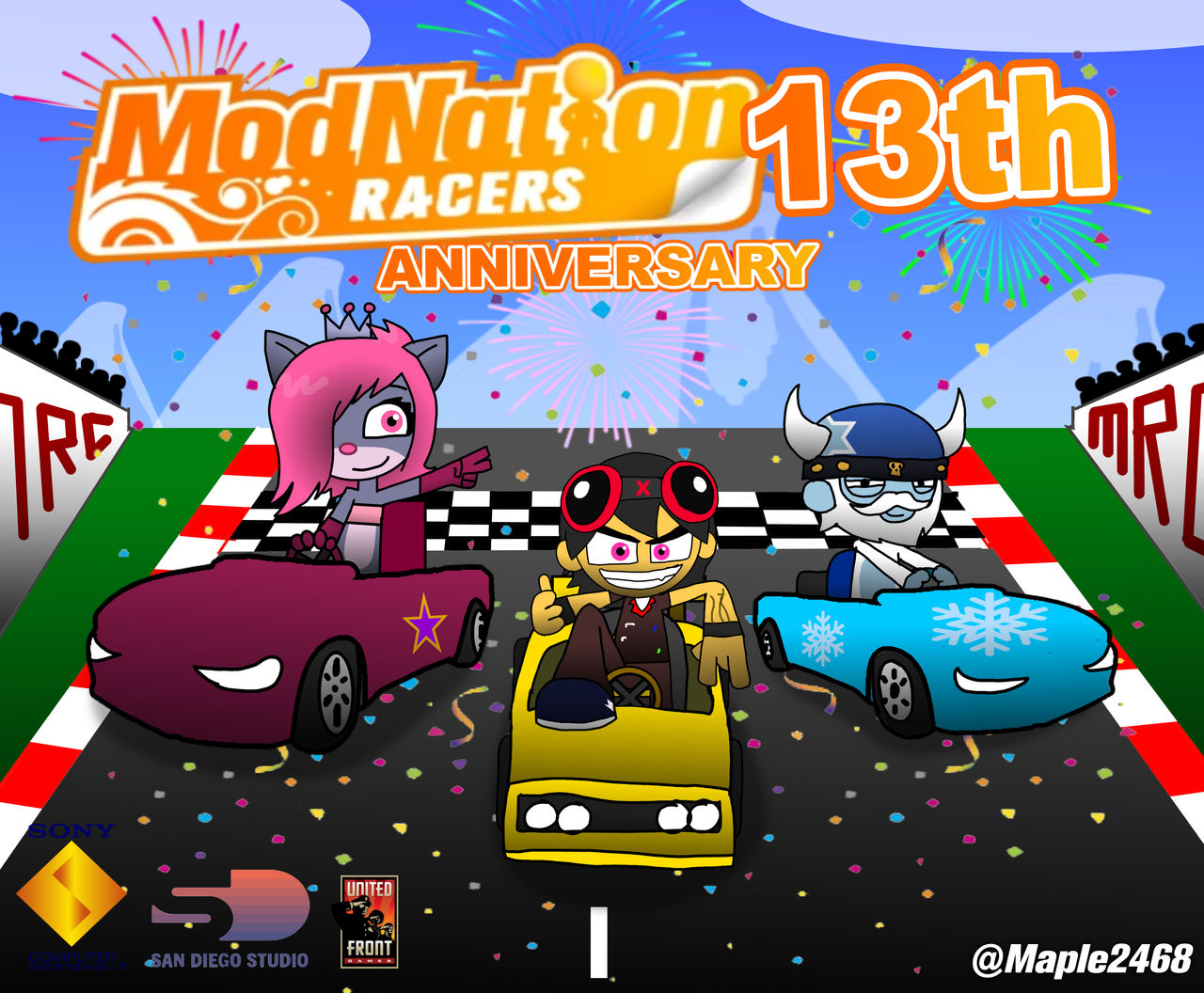 ModNation Racers|13th Anniversary by Maple2468 on DeviantArt