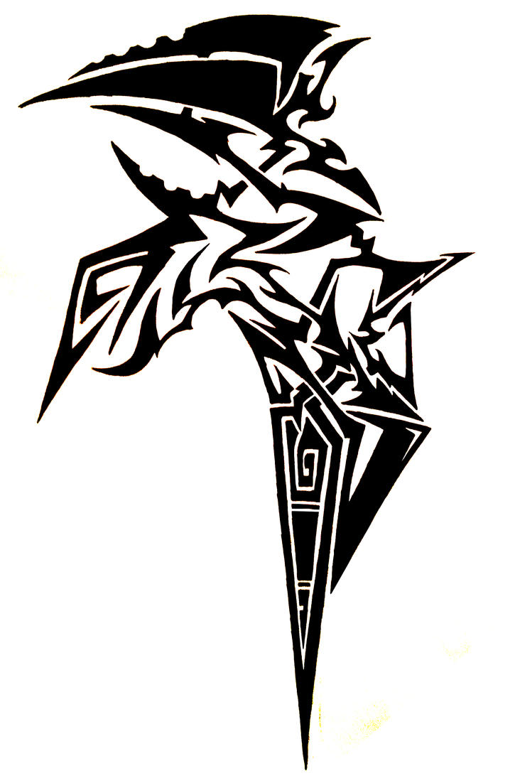 Молния рисунок тату