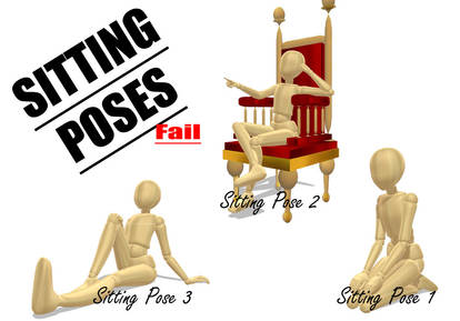 MMD Sitting Poses... Fail