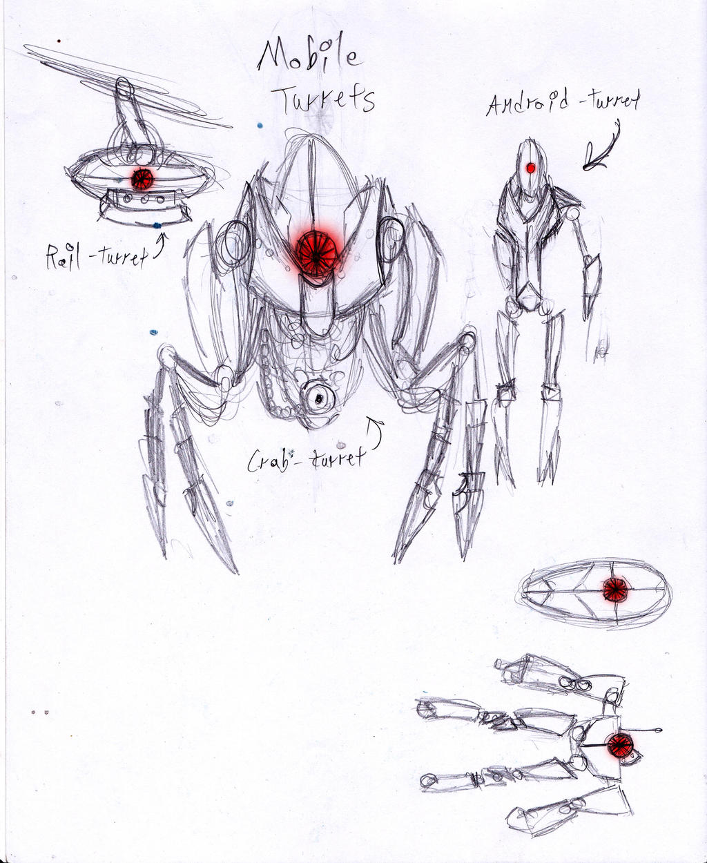 Alternate Turrets by Exleston on DeviantArt