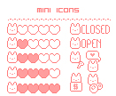 FREE Mini Icons :: chibi bunnies