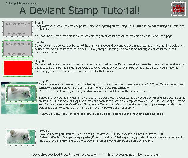 Deviant Stamp Tutorial V2 by stamp-album on DeviantArt