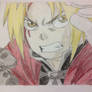 Edward Elric Colored Drawing