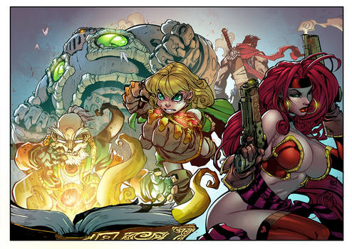 art by @Joe Madureira colors by ME #battlechasers