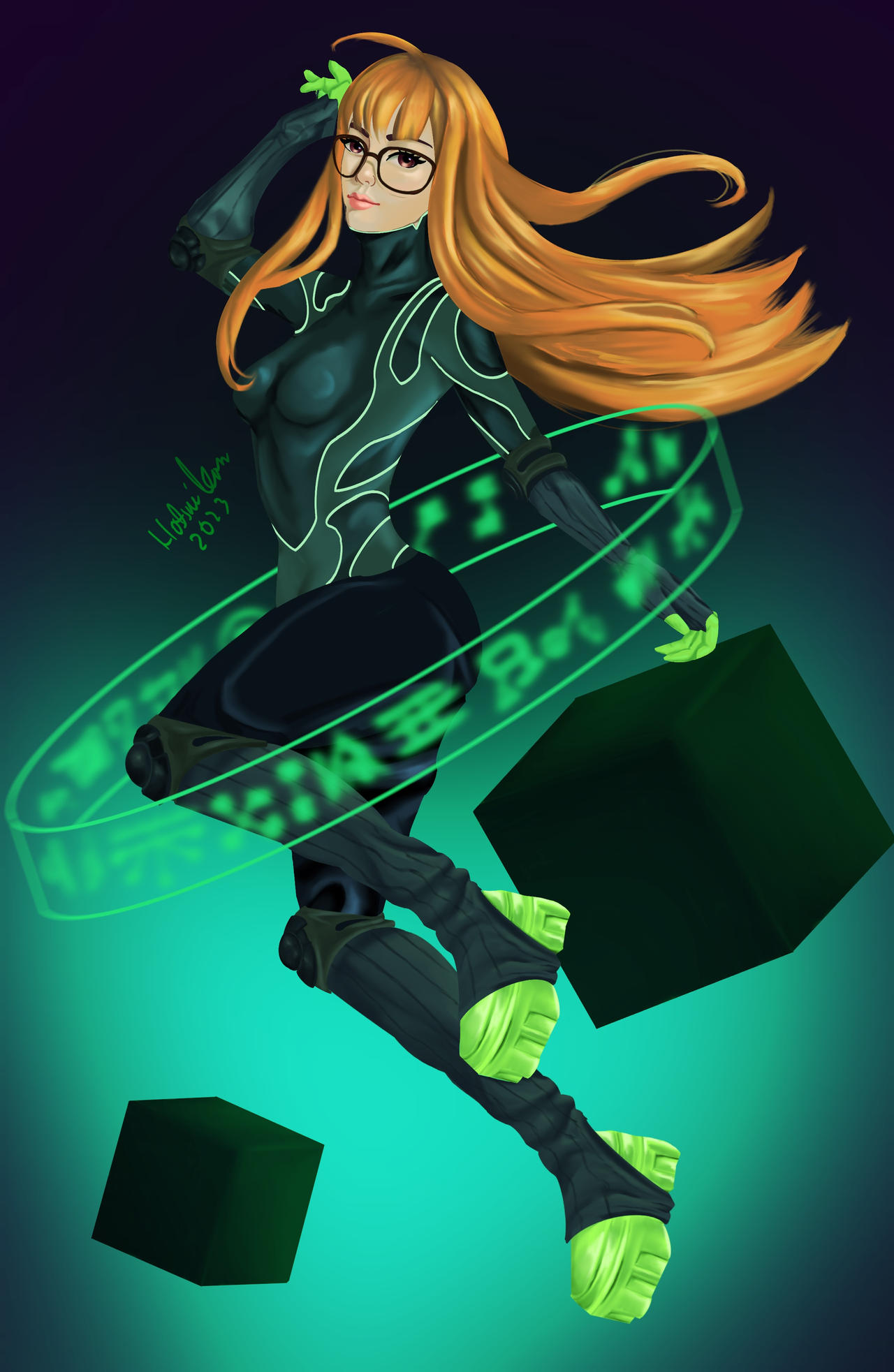 Futaba Oracle Futaba Sakura from Persona 5 by HatsumiNeon on DeviantArt
